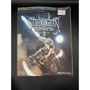 Star Ocean: Till the End of Time Official Brady Games Strategy Guide  + Poster